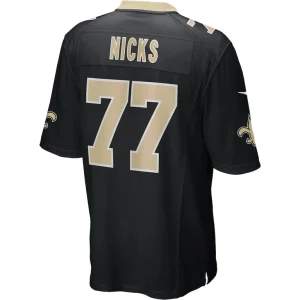 Carl nicks new orleans saints nike game retired player jersey Black L