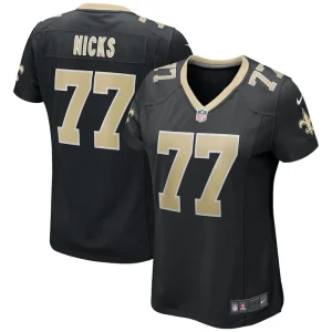 Carl nicks new orleans saints nike womens game retired player jersey Black