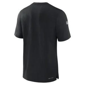 Carolina panthers nike 2023 sideline performance t shirt Black L