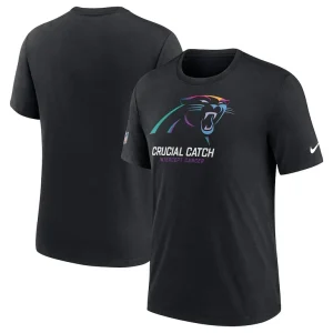Carolina panthers nike 2024 nfl crucial catch t shirt Black