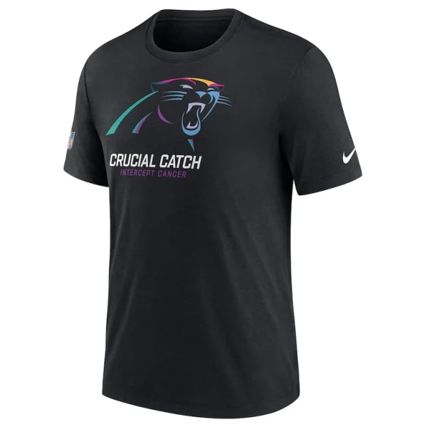 Carolina panthers nike 2024 nfl crucial catch t shirt Black M