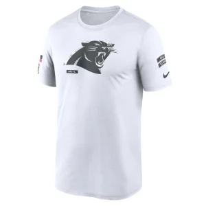 Carolina panthers nike 2024 salute to service legend performance t shirt White M