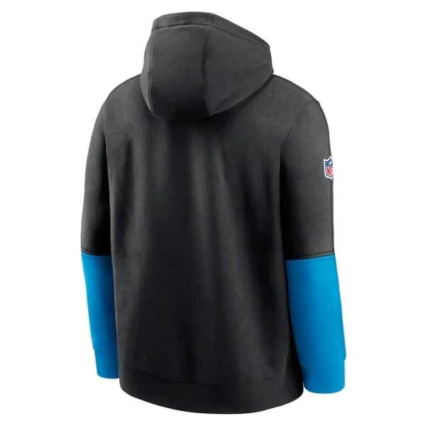 Carolina panthers nike 2024 sideline club pullover hoodie Black L