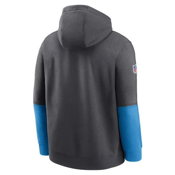 Carolina panthers nike 2024 sideline club pullover hoodie anthracite Multi L