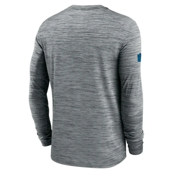Carolina panthers nike 2024 sideline velocity performance long sleeve t shirt Gray L