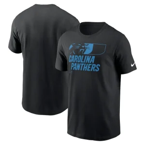 Carolina panthers nike air essential t shirt Black