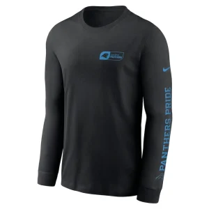 Carolina panthers nike all out long sleeve t shirt Black M