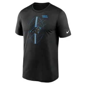 Carolina panthers nike big tall legend icon performance t shirt Black 2XT
