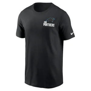 Carolina panthers nike blitz essential t shirt Black M