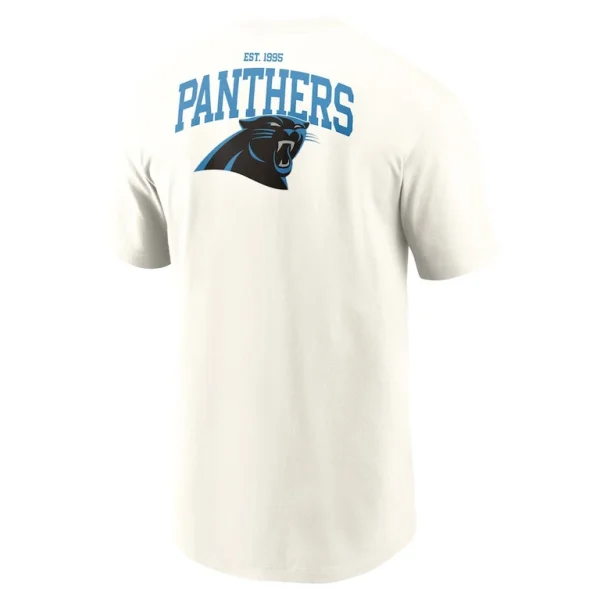 Carolina panthers nike blitz essential t shirt Cream L