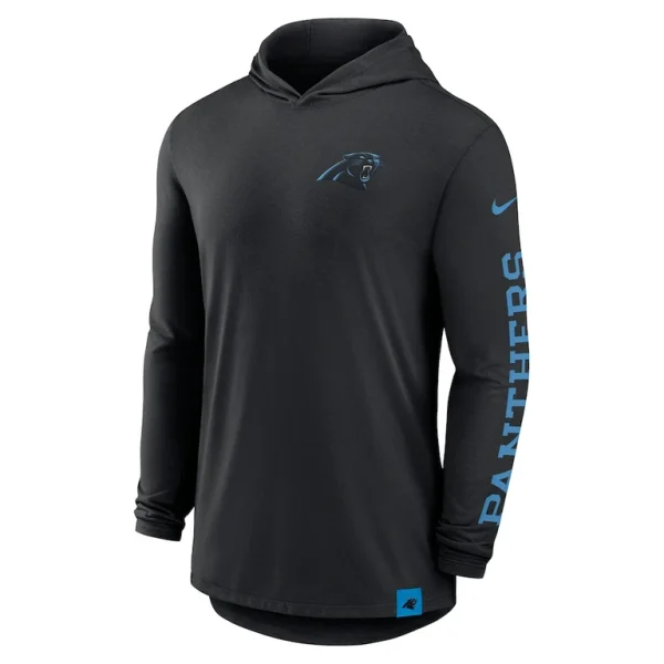 Carolina panthers nike blitz performance t shirt hoodie Black M