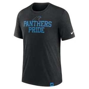 Carolina panthers nike blitz tri blend t shirt Heather black M