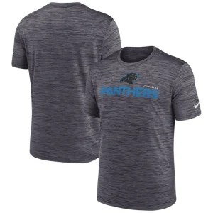 Carolina panthers nike blitz velocity modern performance t shirt Black