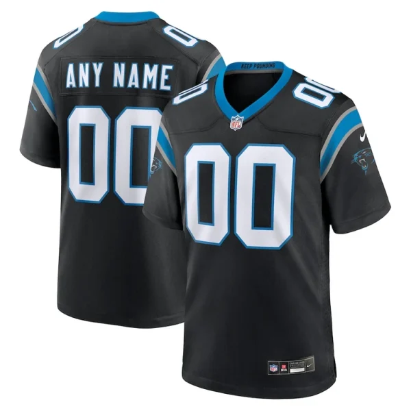 Carolina panthers nike custom game jersey Black