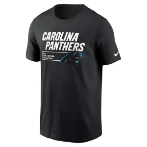 Carolina panthers nike division essential t shirt Black M