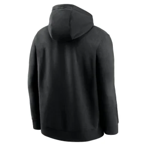 Carolina panthers nike edge french terry club pullover hoodie Black L