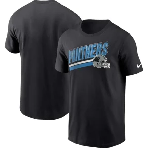 Carolina panthers nike essential blitz lockup t shirt Black