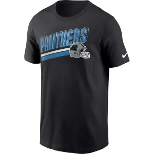 Carolina panthers nike essential blitz lockup t shirt Black M