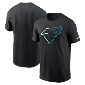 Carolina panthers nike essential panthers pride t shirt Black