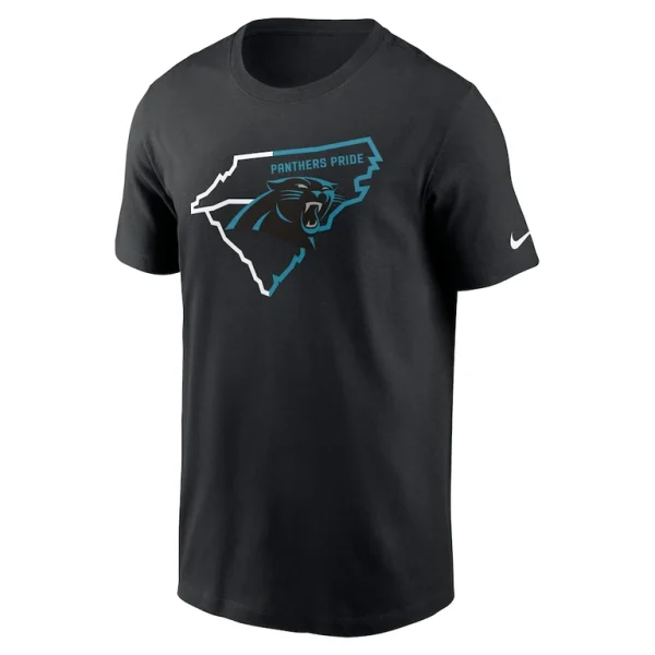 Carolina panthers nike essential panthers pride t shirt Black M