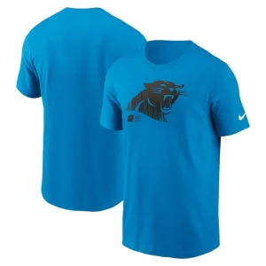 Carolina panthers nike faded essential t shirt Blue