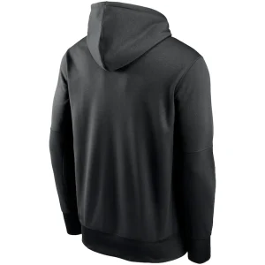 Carolina panthers nike fan gear wordmark performance pullover hoodie Black L