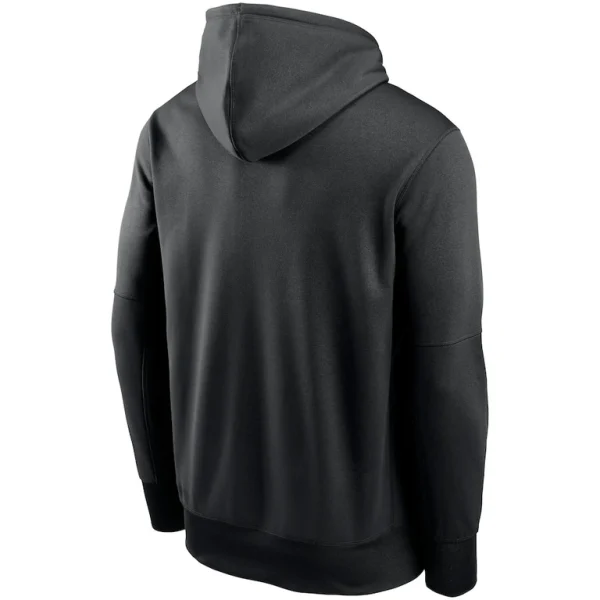 Carolina panthers nike fan gear wordmark performance pullover hoodie Black L