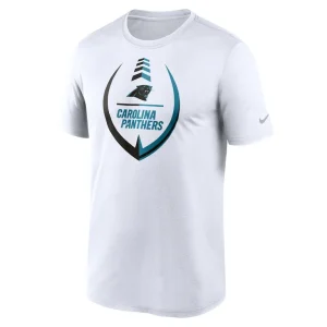 Carolina panthers nike icon legend performance t shirt White M