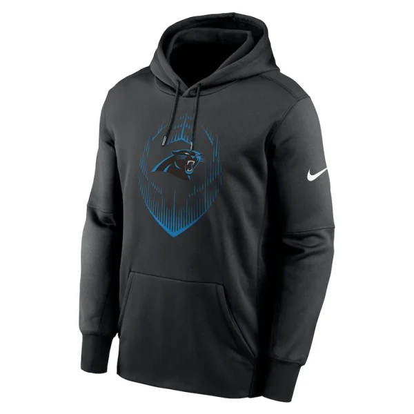 Carolina panthers nike icon performance pullover hoodie Black M