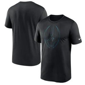Carolina panthers nike legend icon logo performance t shirt Black