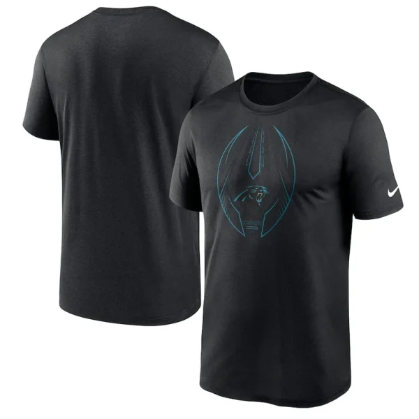 Carolina panthers nike legend icon logo performance t shirt Black