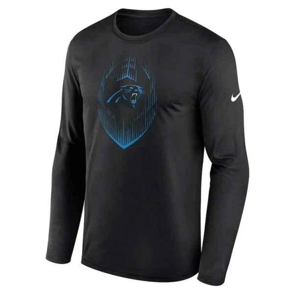 Carolina panthers nike legend icon long sleeve t shirt Black M