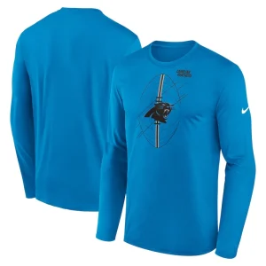 Carolina panthers nike legend icon long sleeve t shirt Blue