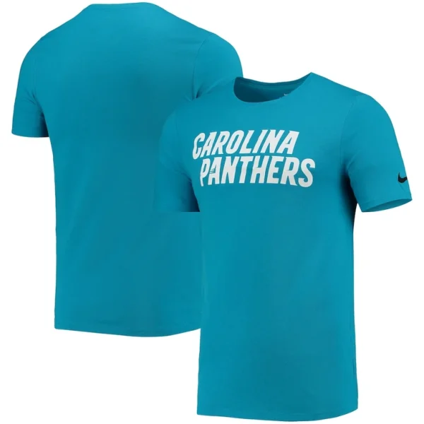 Carolina panthers nike legend wordmark performance t shirt Blue