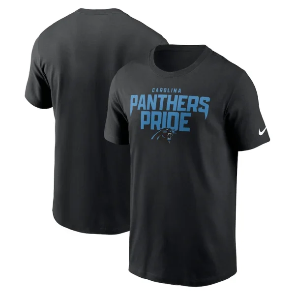 Carolina panthers nike local essential t shirt Black