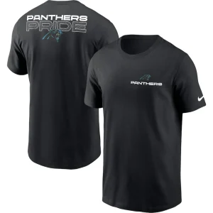 Carolina panthers nike local phrase t shirt Black