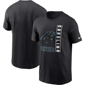Carolina panthers nike lockup essential t shirt Black