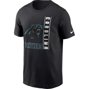 Carolina panthers nike lockup essential t shirt Black M