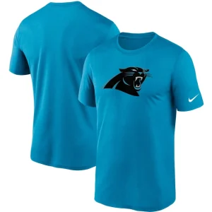 Carolina panthers nike logo essential legend performance t shirt Blue