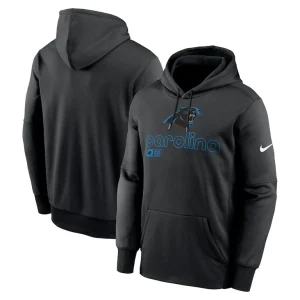 Carolina panthers nike performance pullover hoodie Black