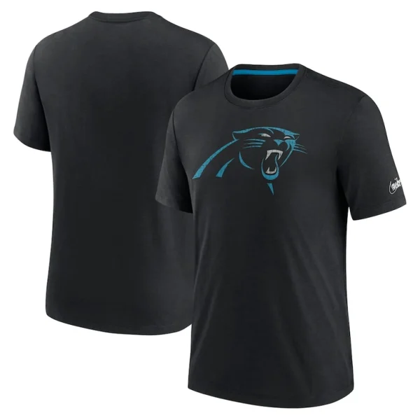 Carolina panthers nike playback logo tri blend t shirt Black