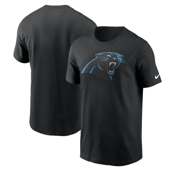 Carolina panthers nike primary logo t shirt Black