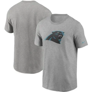 Carolina panthers nike primary logo t shirt Heathered gray