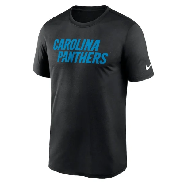 Carolina panthers nike primetime legend wordmark performance t shirt Black M