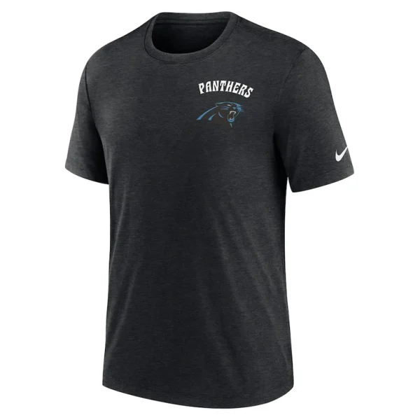 Carolina panthers nike rewind 2 hit tri blend t shirt Black M