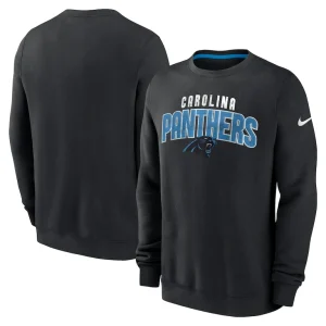 Carolina panthers nike rewind club pullover sweatshirt Black