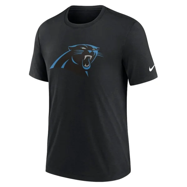 Carolina panthers nike rewind logo tri blend t shirt Black M