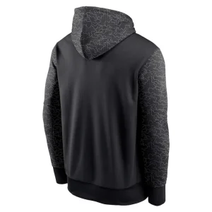Carolina panthers nike rflctv chevron pullover hoodie Black 2XL