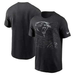 Carolina panthers nike rflctv t shirt Black