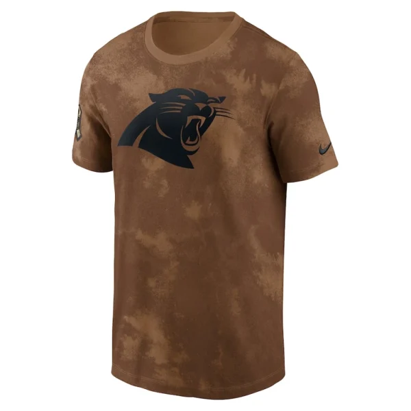 Carolina panthers nike salute to service sideline t shirt Brown M